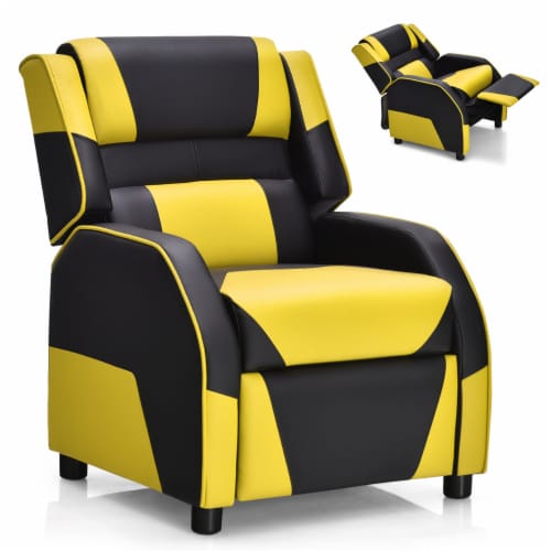 Kids leather 2025 armchair