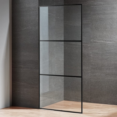 Serene valley 34 x 72 inch tempered glass stand alone shower screen