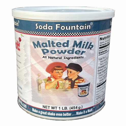 Soda Fountain® Malted Milk Powder Perspective: front