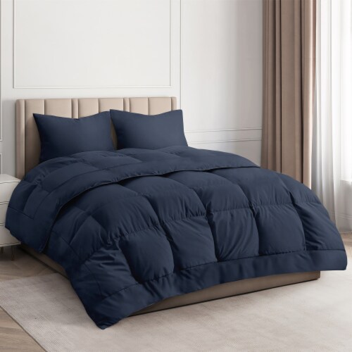 Dark blue sales twin comforter