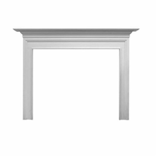 Majestic AFRDMPB Primed MDF Richland Flush Mantel Perspective: front