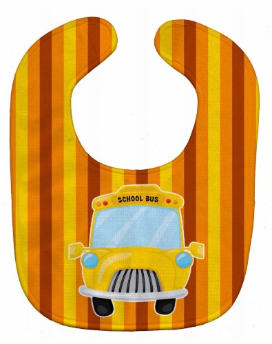 Carolines Treasures BB8868BIB Back to School Bus Baby Bib Perspective: front