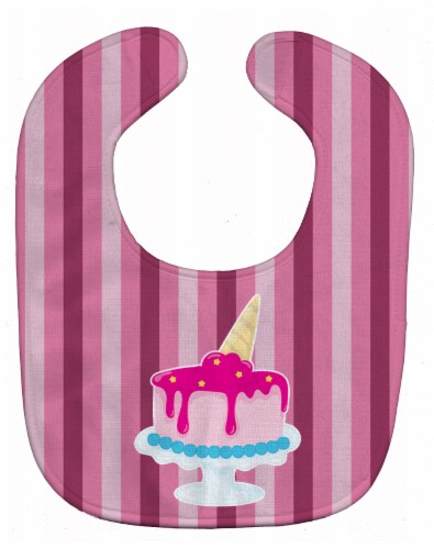 Carolines Treasures BB9061BIB Ice Cream Cone Cake Baby Bib Perspective: front