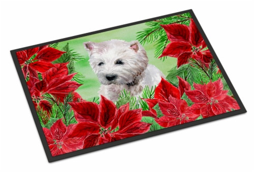 WEST HIGHLAND TERRIER DOOR MAT DOOR MATS 27" X 18" WESTIE DOORMAT 