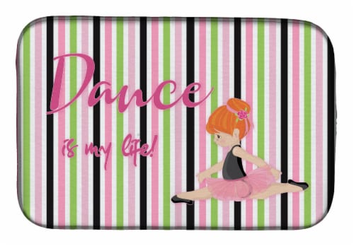 Carolines Treasures BB5394DDM Ballet Dance is my Life Red Dish Drying Mat,  14 x 21 - Kroger