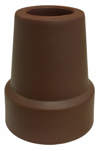 Nova Cane Tip 3/4" - Brown Perspective: front