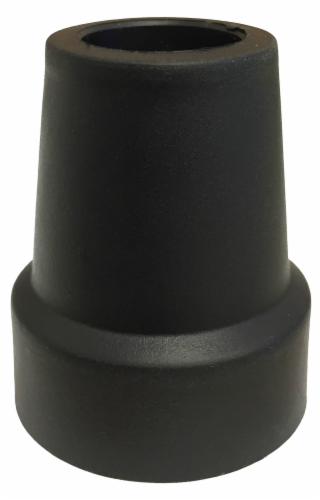 Nova Cane Tip 3/4" -  Black Perspective: front