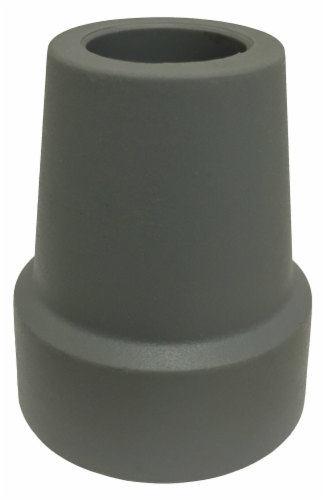 Nova Cane Tip 3/4" - Gray Perspective: front