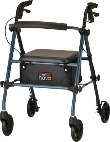 Nova Journey Rolling Walker - Blue Perspective: front