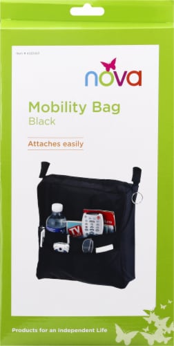 Nova Hanging Mobility Pouch - Black Perspective: front