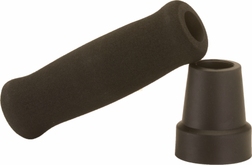 Nova Cane Tip and Grip Replacement Kit - Black Perspective: front