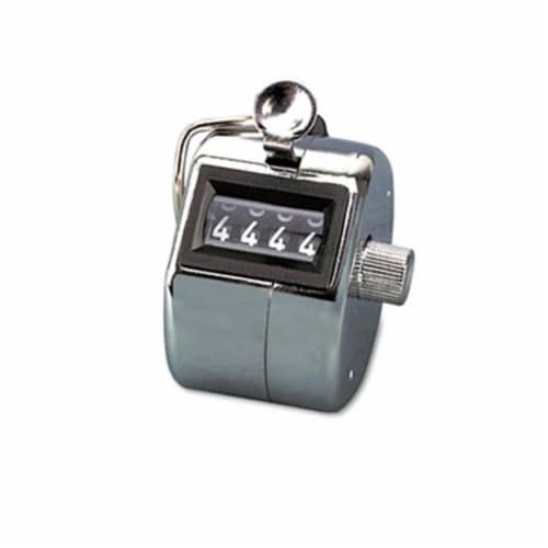 Tally I Hand Model Tally Counter, Registers 0-9999, Chrome Tally I Hand Model Tally Counter, Registers 0-9999, Chrome
