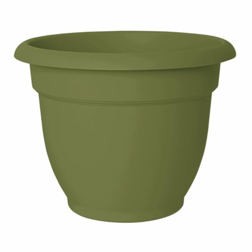 20 in. Ariana Planter with Self Watering Grid, Living Green Perspective: front