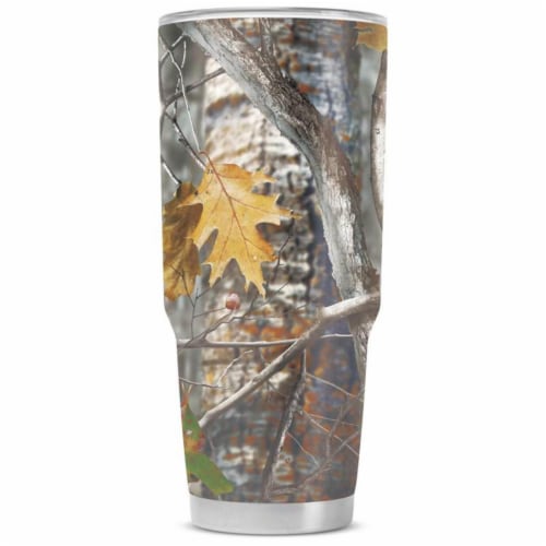 44 oz Double Vacuum Wall Tumbler with Lid&#44; Camouflage Perspective: front
