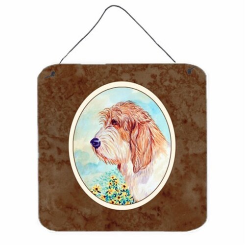 Petit Basset Griffon Vendeen Wall or Door Hanging Prints, 6 x 0.02 x 6 in. Perspective: front