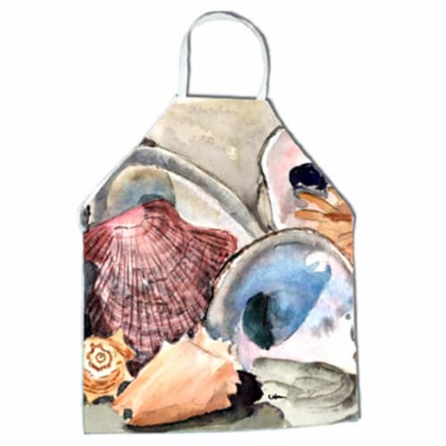 Sea Shells Apron - 27 x 31 in. Perspective: front