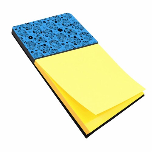 Day of the Dead Red Sticky Note Holder Perspective: front