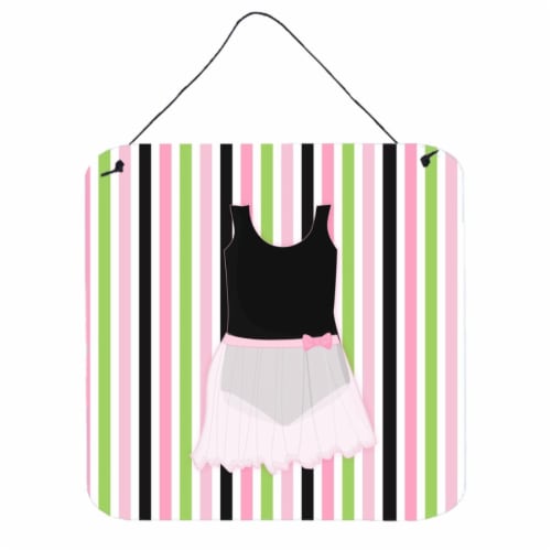 Ballerina Leotard & Skirt Wall or Door Hanging Prints Perspective: front