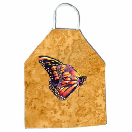 27 H x 31 W in. Butterfly on Gold Apron Perspective: front