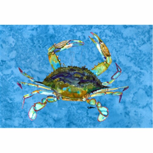 Crab Fabric Placemat Perspective: front