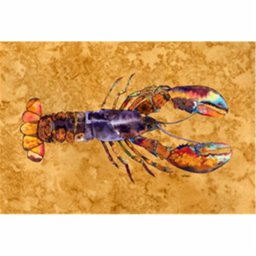Lobster Fresh Fabric Placemat Perspective: front