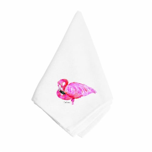 Flamingo Napkin Perspective: front