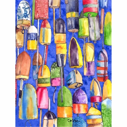 Lobster Bouys Flag - Garden Size, 11 x 15 in. Perspective: front
