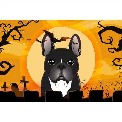 Halloween French Bulldog Fabric Placemat 1 Dillons Food Stores