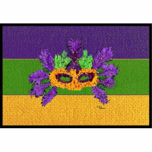 mardi gras outdoor mat