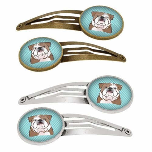 Large bulldog sales hair clips