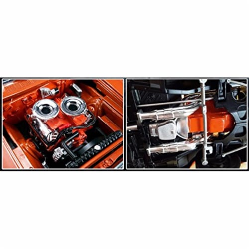 Hemi Bullet Hemi 426 Engine with Headers & Transmission Replica for 1-18 Scale Perspective: front