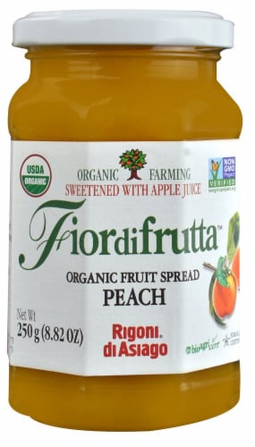 Rigoni di Asiago Fiordifrutta Organic Fruit Spread - Peach Perspective: front