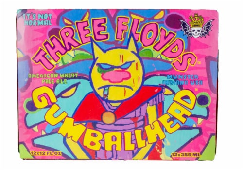 Three Floyds Brewing Gumballhead American Wheat Pale Ale Perspective: front