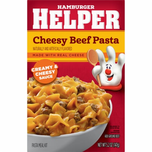 Hamburger Helper Cheesy Beef Pasta Perspective: front