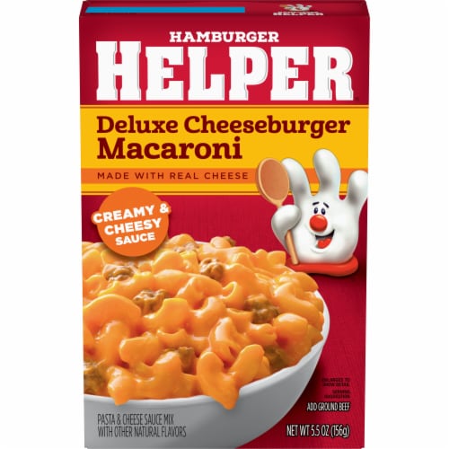 Hamburger Helper® Pasta Deluxe Cheeseburger Macaroni Perspective: front