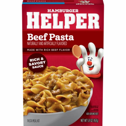 Hamburger Helper Beef Pasta Perspective: front