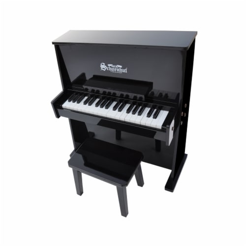 Schoenhut Toy Piano 37 key Black Day Care Durable with Bench 1 Fry s Food Stores