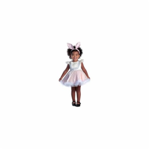 Princess Paradise 249882 Ivy the Bunny Infant Costume for 6 - 12 Months, White Perspective: front