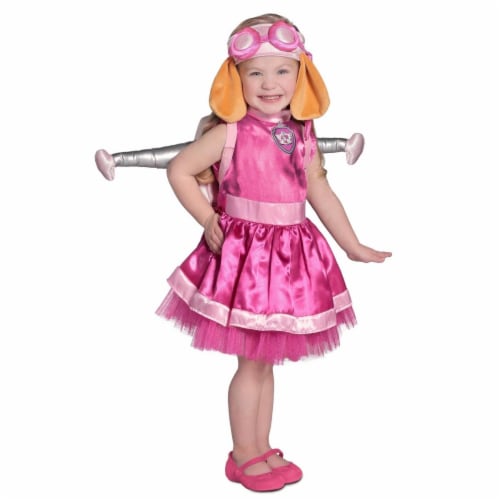 Princess Paradise 249851 Deluxe Paw Patrol Skye Costume for 12 - 18 Months, Pink Perspective: front