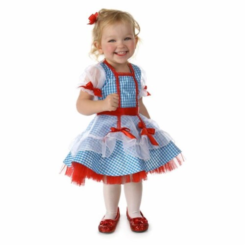Princess Paradise 243306 The Wizard of Oz Dorothy Toddler Costume, Red - White & Blue Perspective: front