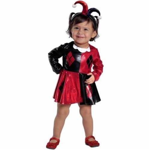 Princess Paradise Girls Harley Quinn Costume Dress & Diaper Cover Set for 18 Months - 2T Perspective: front