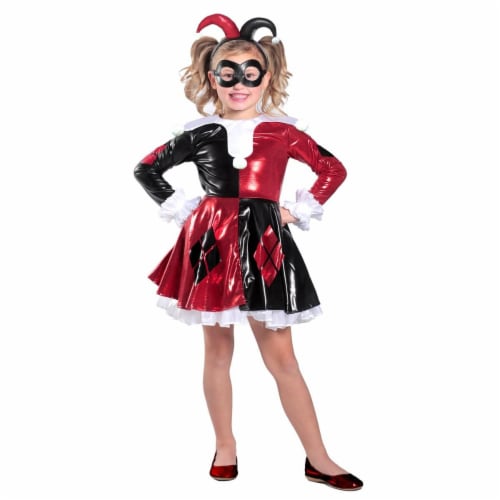 Princess Paradise 270208 Harley Quinn Premium Child Dress - Medium Perspective: front