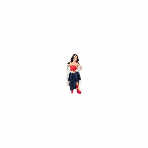 Princess Paradise Super Hero Girls Premium Child Wonder Woman Formalwear&#44; Medium Costume Perspective: front