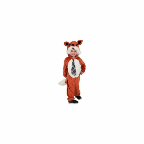 Princess Paradise 270238 Quick the Fox Infant Costume for 18 Months to 2T, Orange & White Perspective: front