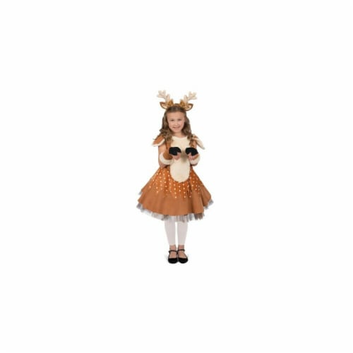 Buyseasons Doe The Deer Girls Costume&#44; Medium 8 Costume Perspective: front