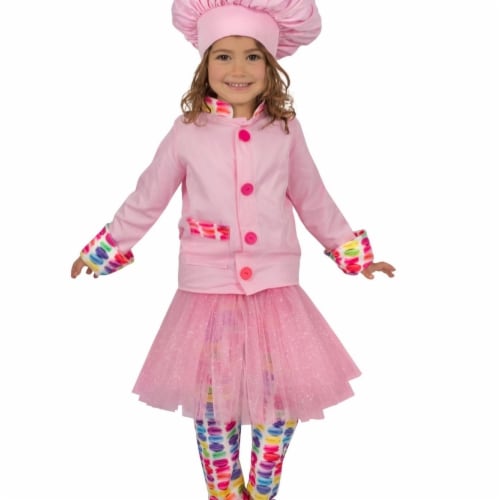 Princess 410237 Girls Princess Chef Child Costume - Medium Perspective: front