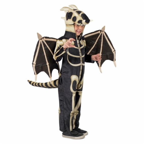 Princess Paradise Halloween Boys Dragon Skeleton Costume - Medium Costume Perspective: front