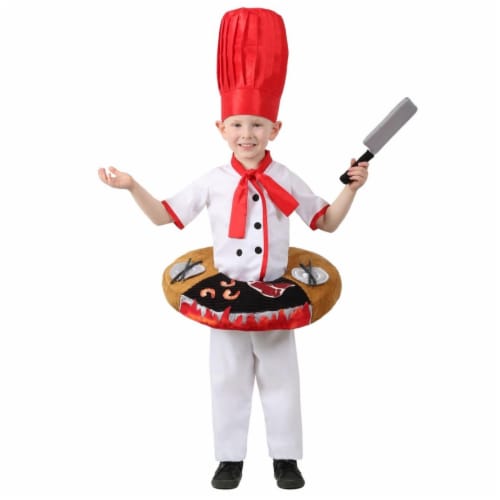 Princess 409972 Boys Hibachi Chef Table Top Child Costume - Small Perspective: front
