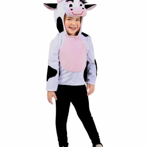 Princess Infant & Toddler Dylan The Cow Hoodie Child Costume - Toddler Costume Perspective: front
