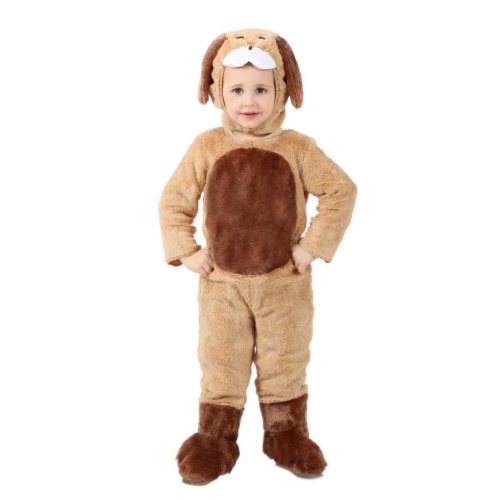 Princess Paradise 413948 Child Ben the Brown Puppy Costume for Girls, Extra Small Perspective: front